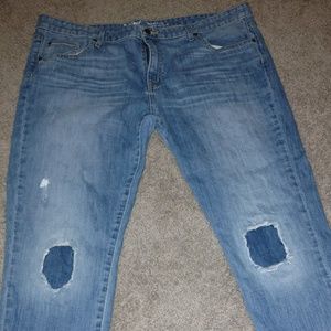 Boyfriend crop jeans